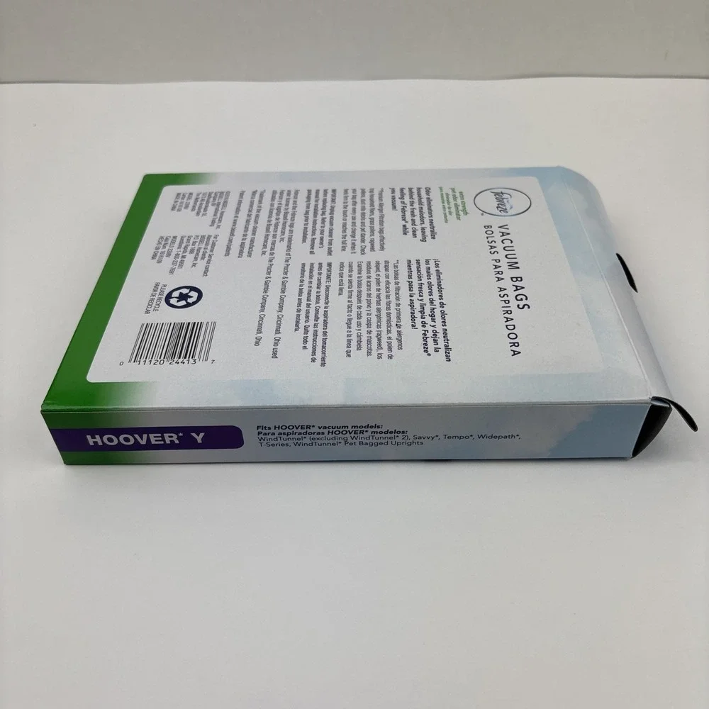 3-Pack Febreze Hoover Y Vacuum Bags Extra Strength‎ Pet Odor Eliminator